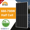 My Solar Mono Solar Panel 144 خلية نصف خلية 670 واط 680 واط 690 واط 700 واط وحدة الطاقة الشمسية